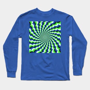 Optical Illusion Design Long Sleeve T-Shirt